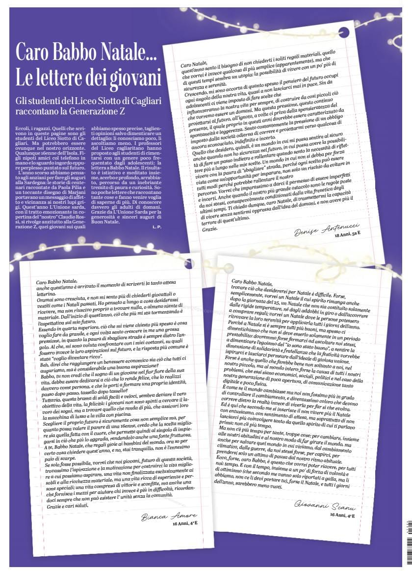 L’Unione Sarda 24 diembre 2024 n.2